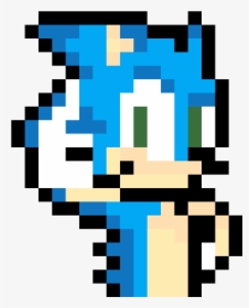 Pixel Art Do Sonic, HD Png Download, Transparent PNG