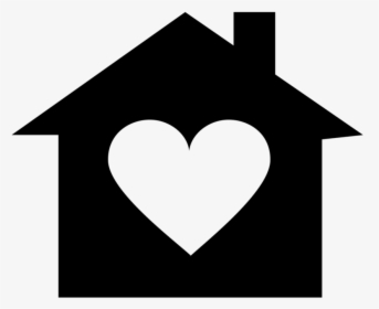 Collection Of House - House With Heart Logo, HD Png Download, Transparent PNG