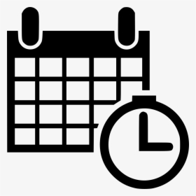 Calendar Time Schedule Event Planning Gantt - Spreadsheet Vector Icon, HD Png Download, Transparent PNG