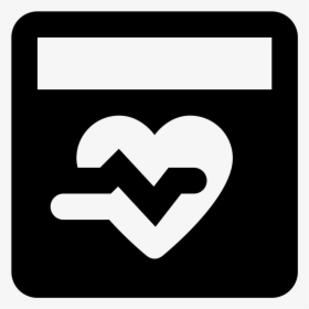 Health Calendar Icon - Sign, HD Png Download, Transparent PNG