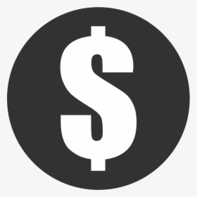 Save Money Icon - Dollar Sign Black Background, HD Png Download, Transparent PNG