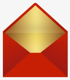Envelope Red Gold Clip Art Image Gallery Transparent, HD Png Download, Transparent PNG
