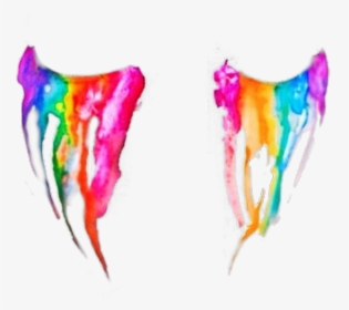 Rainbow Tears Smudge Mascara Svg Black And White Stock - Rainbow Tears Png, Transparent Png, Transparent PNG