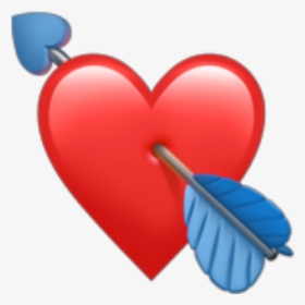 Red Heart Emoji Png - Pink Heart Emoji Iphone, Transparent Png, Transparent PNG