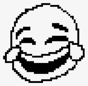 Crying Laughing Emoji - Laughing Crying Emoji Pixel Art, HD Png Download, Transparent PNG