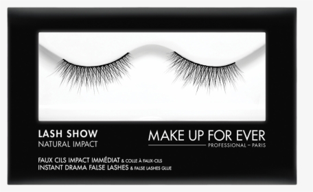 Natural Impact/volume Instant Drama False Lashes & - Makeup Forever Lashes 101, HD Png Download, Transparent PNG