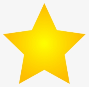 Gold Star Clipart, HD Png Download, Transparent PNG