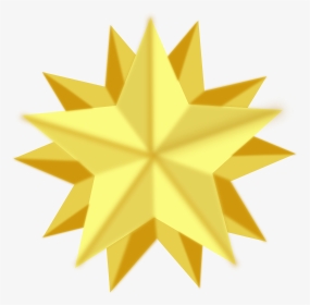 Gold Star Png - Christmas Tree Star Animation, Transparent Png, Transparent PNG