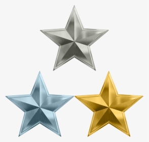 Cluster Star Metal Gold Free Transparent Image Hq Clipart - 3 Out Of 5 Stars Png, Png Download, Transparent PNG