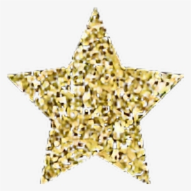 Sparkly Gold Star , Png Download - Gold Glitter Star Png, Transparent Png, Transparent PNG