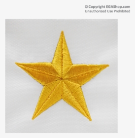 Gold Embroidered Star Png, Transparent Png, Transparent PNG