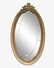 Oval Mirror Picture Frames Framed Wall Mirror Perfect - Oval Mirror Png, Transparent Png, Transparent PNG