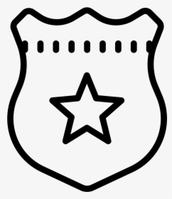 This Icon Represents A Police Badge - Esp Symbols, HD Png Download, Transparent PNG