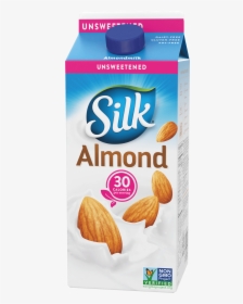 Image Of A Carton Of Silk Brand Soy - Silk Almond Milk Png, Transparent Png, Transparent PNG
