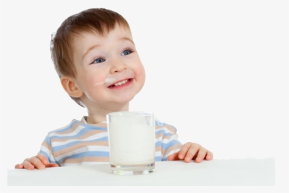 Baby Drinking Milk Png Image - Intolerancia A La Lactosa Niños, Transparent Png, Transparent PNG