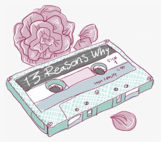 Decorative Rubber Stamp - Cassette 13 Reasons Why Png, Transparent Png, Transparent PNG