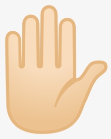 Raised Hands Png - Emoji Mao Cor De Pele, Transparent Png, Transparent PNG