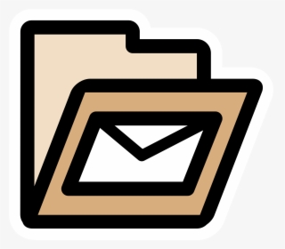 Primary Folder Mail Clip Arts - Open File Icon Png, Transparent Png, Transparent PNG