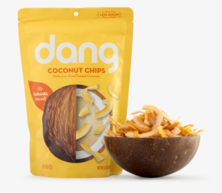 Dang Caramel Sea Salt Coconut Chips, HD Png Download, Transparent PNG