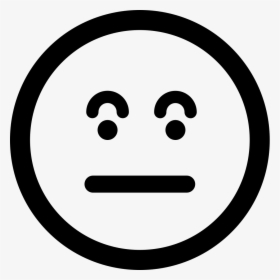 Surprised Emoticon Square Face Comments - Confused Smiley Face Icon, HD Png Download, Transparent PNG