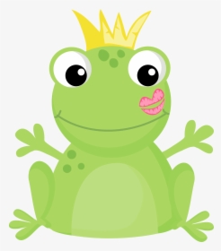 Transparent Cartoon Frog Png - Cute Frog Prince Clipart, Png Download, Transparent PNG
