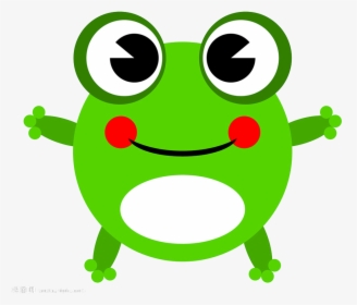 Cartoon Animation Clip Art Big Eyes Prince - Baby Frog Clip Art, HD Png Download, Transparent PNG