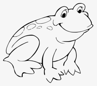 Cute Hopping Frog Images Image Png Clipart - Frog Clipart Black And White, Transparent Png, Transparent PNG
