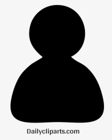 Single Person Black Icon Image - Blue Clipart Person Icon, HD Png Download, Transparent PNG