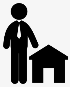 Transparent Legislative Branch Clipart - Man And House Icon, HD Png Download, Transparent PNG