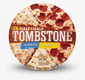 Tombstone Half & Half Pepperoni And Cheese Pizza - Tombstone Half And Half Pizza, HD Png Download, Transparent PNG