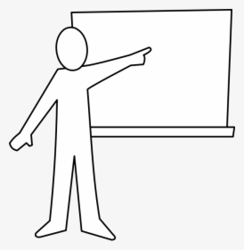 Teacher Picture Clipart Black And White, HD Png Download, Transparent PNG