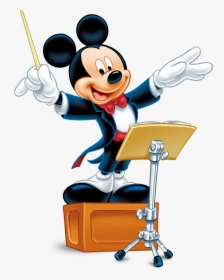 Mickey Mouse Png Images - Mickey Mouse Musician, Transparent Png, Transparent PNG