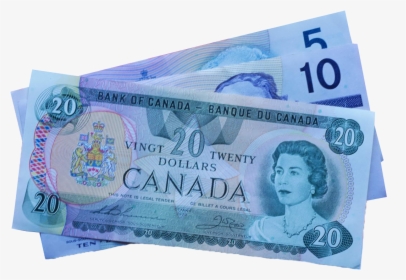 5, 10, And 20 Canadian Dollar Notes Png Image, Transparent Png, Transparent PNG