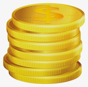 Gold Dollar Coins Png Clipart, Transparent Png, Transparent PNG