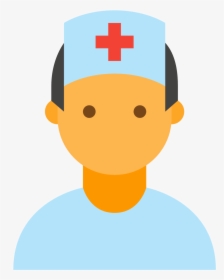 Transparent Nurse Clipart - Male Nurse Icon, HD Png Download, Transparent PNG