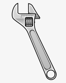 Wrench, Spanner Png Image, Free - Adjustable Wrench Clipart, Transparent Png, Transparent PNG
