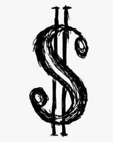 Dollar Png Transparent Images - Dollar Sign Drawing Png, Png Download, Transparent PNG