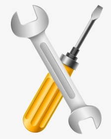 Wrench And Screwdriver Png Clip Art Image - Screwdriver Png, Transparent Png, Transparent PNG