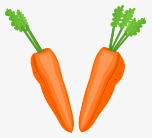 Carrot Halves Clip Arts - Clipart Vegetables, HD Png Download, Transparent PNG