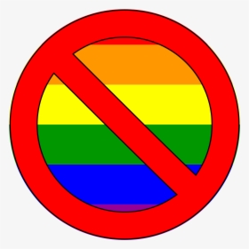 Sign No Gay Clipart & Clip Art Images - No Gays Png, Transparent Png, Transparent PNG