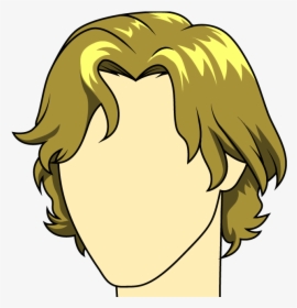 How To Draw Male - Long Boy Hair Drawing, HD Png Download, Transparent PNG