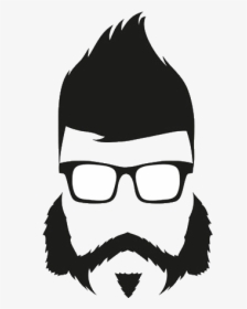Beard Silhouette Hairstyle Illustration - Cabeca De Homem Em Png,  Transparent Png , Transparent Png Image - PNGitem