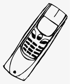 Cellular Phone Drawing, HD Png Download, Transparent PNG