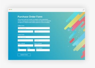 Online Order Form Design, HD Png Download, Transparent PNG