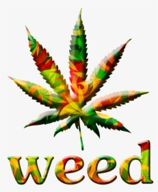 Black Marijuana Leaf Transparent, HD Png Download, Transparent PNG