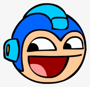 Portal Face Facial Expression Smile Clip Art - Mega Man Head Transparent, HD Png Download, Transparent PNG