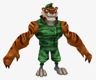 Tiny Tiger Crash Of The Titans - Tiny Tiger Crash Bandicoot Titans, HD Png Download, Transparent PNG