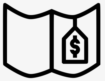 Book Cost Price Tag Dollar Expenses Expenditure Png - Icon, Transparent Png, Transparent PNG