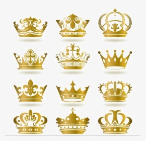 Golden Crown Png Transparent Image - King Crown Drawing Color, Png Download, Transparent PNG