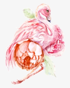 This Graphics Is Hand Painted Flamingo Png Transparent - Portable Network Graphics, Png Download, Transparent PNG